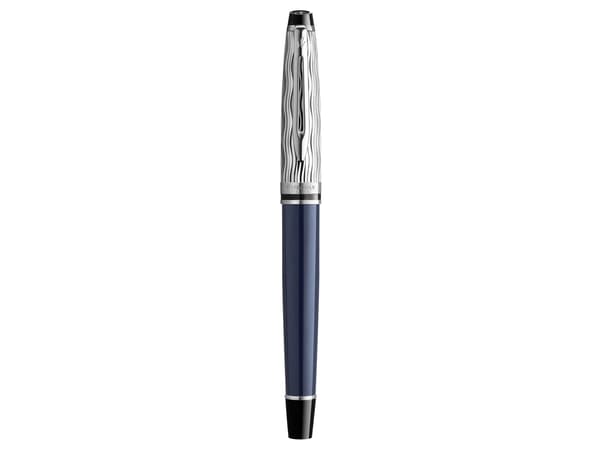 Waterman Expert, Blå, Blå, Lack, Fin, Presentask, 1 styck