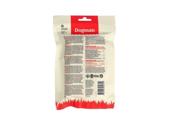 Dogman Tuggpinnar Rullade 30p Vit 12,5cm 12,5cm