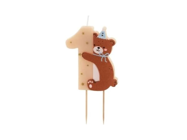 Nalle-ljus 1 år