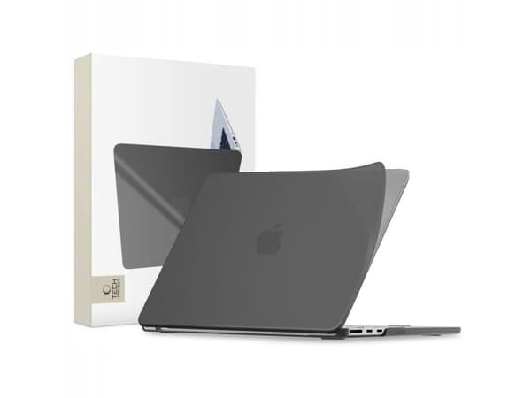 Tech-Protect softshell-etui for MacBook Air 13 M2-M5 (2023-2026) matt svart