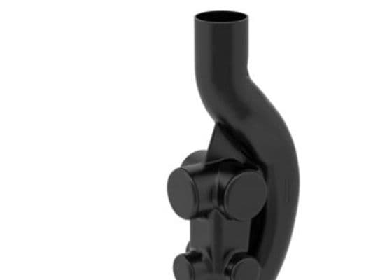 Geberit PE sovent formstk 110 - Sovent formstykke d110mm d1=110mm d2=75mm
