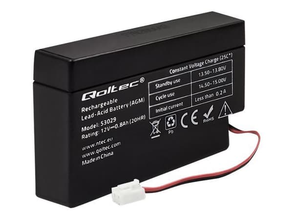 Qoltec - Batteri - blysyre - 800 mAh