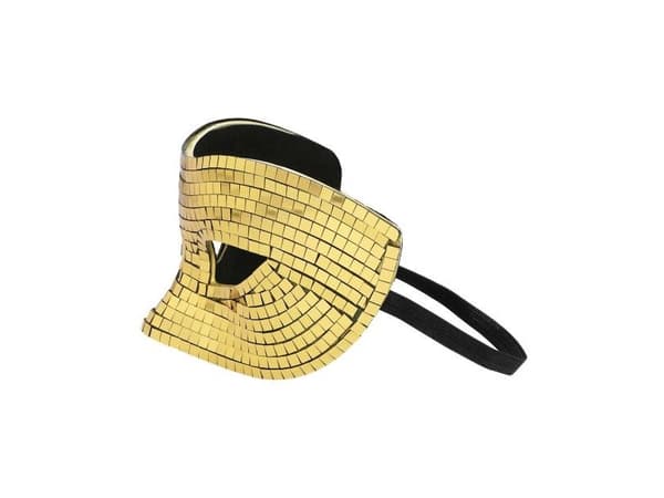 Disco ögonmask, guld