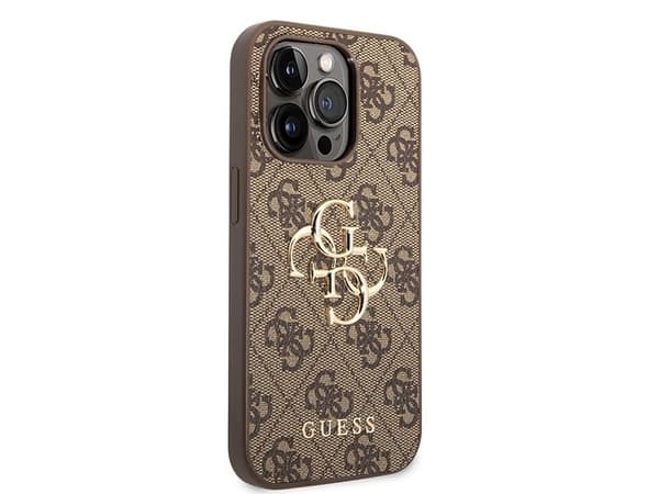 GUESS , Mobilskal, Apple, Apple iPhone 15 Pro Max, 17 cm (6.7"), Brun