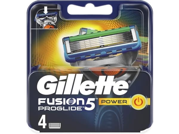 Gillette Fusion Proglide Power 4 Pack Blades Replacement Heads