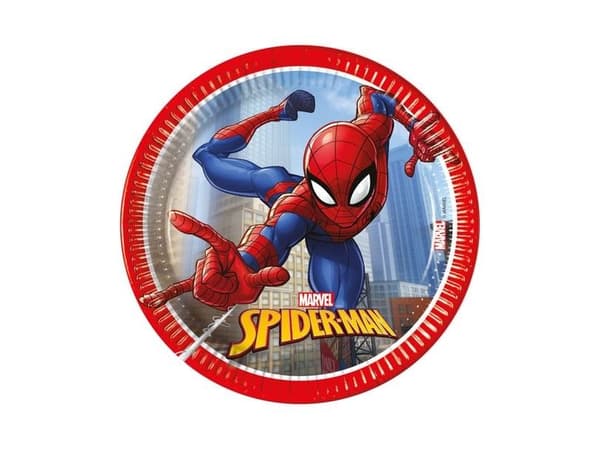 Spiderman pappersservietter/tallrikar? 20 cm