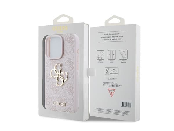 GUESS , Etui, Apple, Apple iPhone 15 Pro, 15,5 cm (6.1"), Rosa