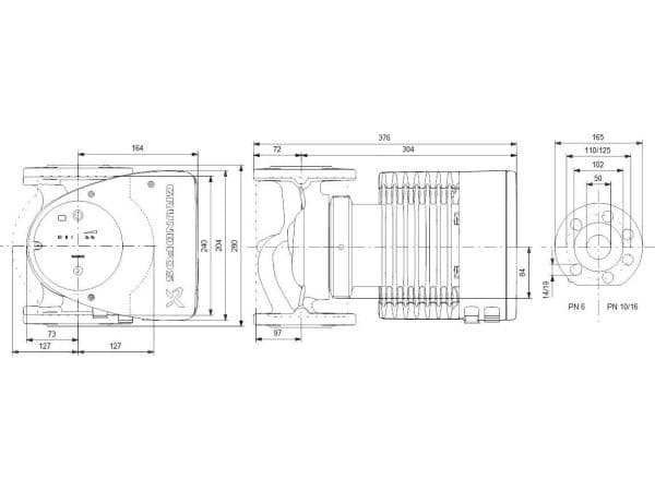 Grundfos pumpe MAGNA1 50-120F