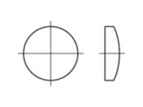 Låseskiver Stål 50 stk TOOLCRAFT 107613
