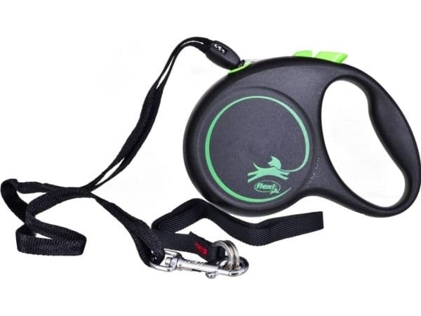 flexi Black Design S koppel 5 m, 12 kg, grönt