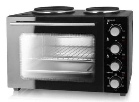 Emerio MO-125236.4, 32 l, Sort, Frittstående, Rotasjon, Rustfritt stål, 90 °C
