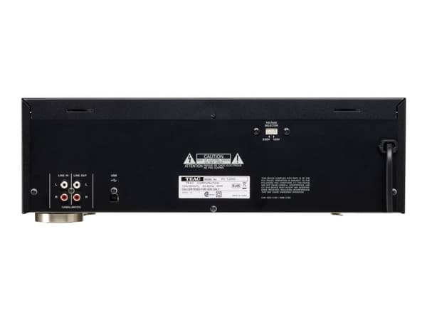 Teac W-1200 - Dobbelt kassettstasjon - sort