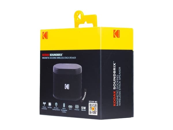 Kodak SoundBrix Wireless Stack Speaker (Bass Black)