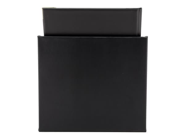 Securit® 10 st A4 BASIC menykortsfickor i förvaringsbox, svart