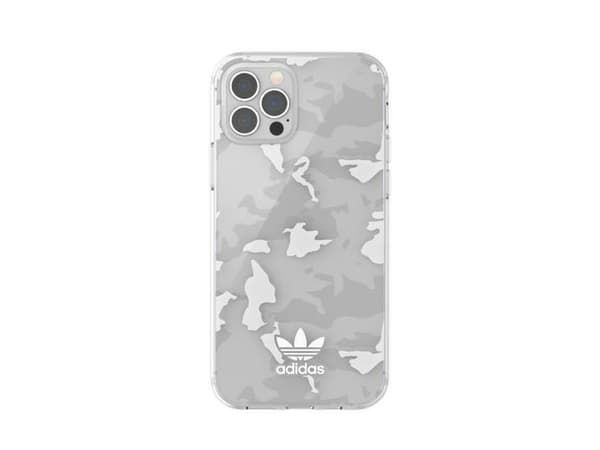 Adidas OR SnapCase camo iPhone 12/12 Pro transparent/vit 43705