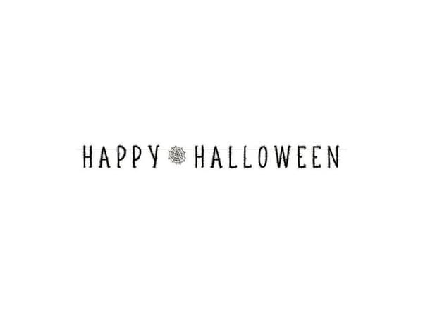 Happy Halloween bogstavbanner