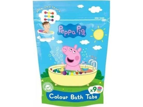 Peppa Pig badfärg, 9 x 16 g