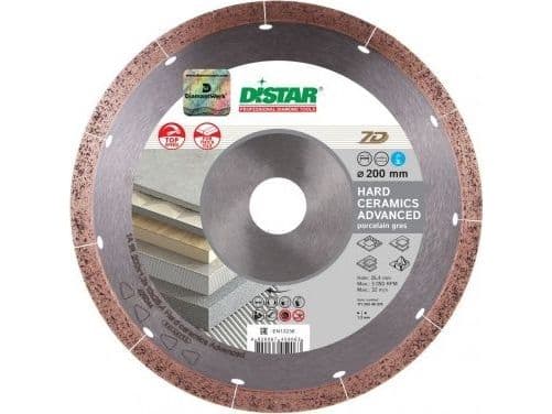 200 mm DISTAR hard ceramics advanced diamantblad for fliser
