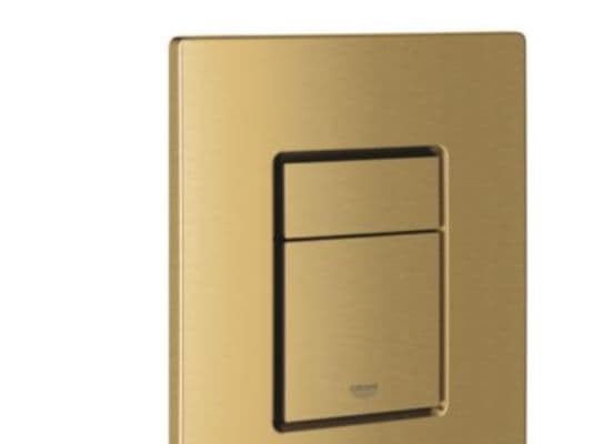 Grohe Skate Cosmopolitan Toalett spyleplate - Børstet messing