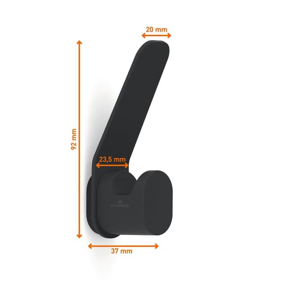 Set med 4 dubbla krokar durastore®
