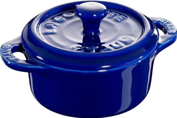 Staub Mini Cocotte Okrągły - 200 ml, Mėlyna