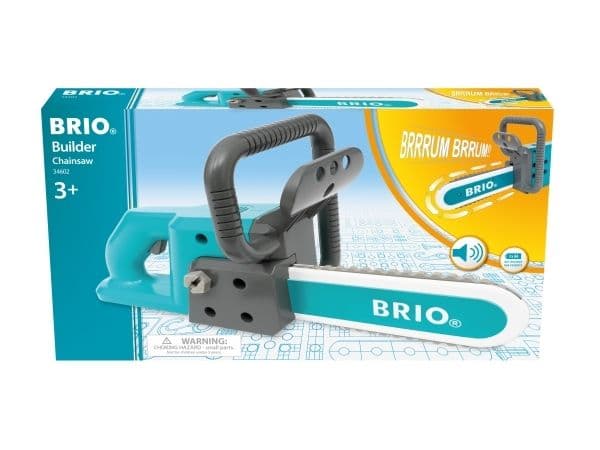 Brio Builder chainsaw, construction toy