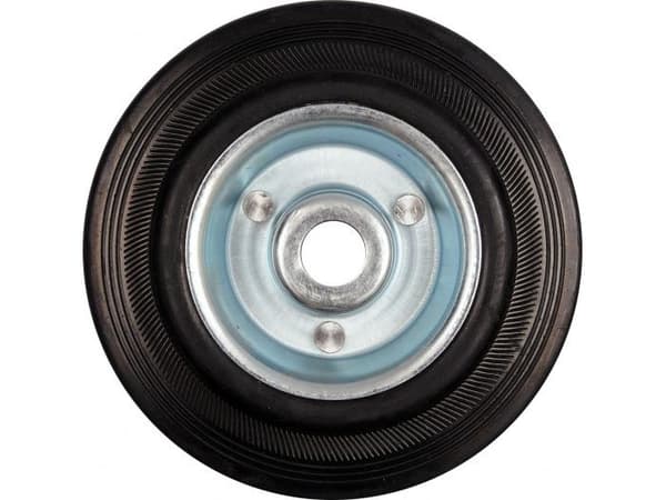 VOREL laakeroitu pyörä musta kumi 160mm 87455 87455