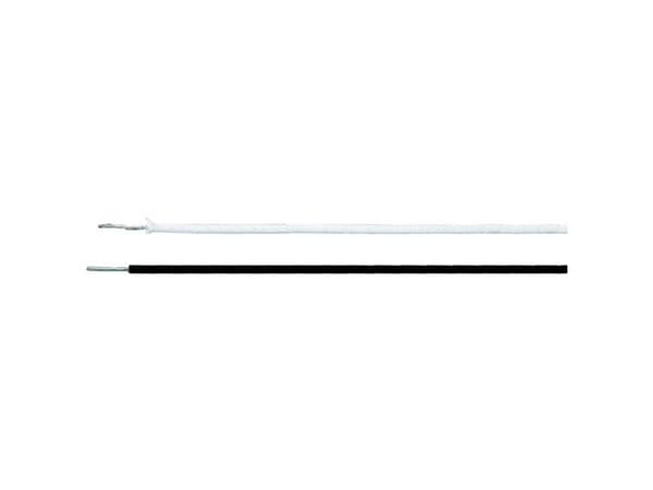 HELU 46401-100 högt temp. ledare SiD 1 x 0,75 mm² svart 100 m