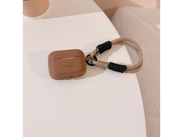 Tech-Protect TECH-PROTECT silikonreim til Apple AirPods Pro 1/2 sjokoladebrun