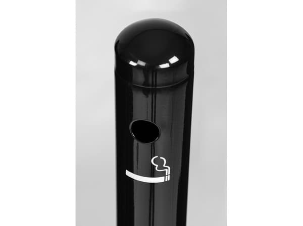 Securit® CLASSIC askkoppställ med fot, svart