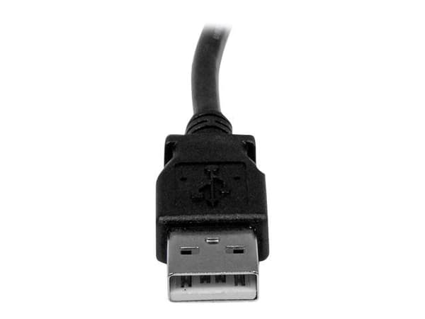 StarTech 1m USB 2.0 A to Left Angle B Cable Cord - 1 m USB Printer Cable - Left Angle USB B Cable - 1x USB A (M), 1x USB B (M) (USBAB1ML) - USB-kab...