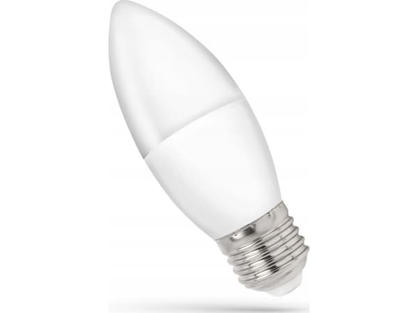 Wojnarowski LED stearinlys E27 230V 8W CW Spectrum