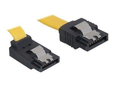 DeLOCK 0.2m SATA Cable, 0,2 m, Keltainen