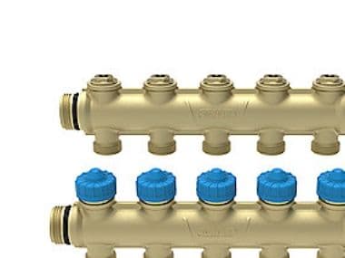 Wavin Comfia, 5 kr. 20x2mm - Comfia MS. GV.Manifold-set, 5 kr. 20x2mm