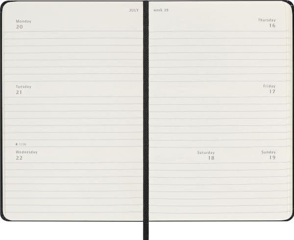 Classic Hard 18M 26/27 Weekly Horizontal Pocket Sort
