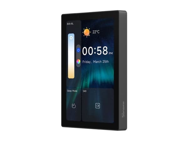 Sonoff NSPanel Pro 120 panelstyrning WiFi/Bluetooth/ZigBee Matter (svart)