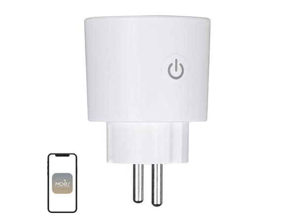 MOES smart stikkontakt MOES MWP-EU16M-WH-MS