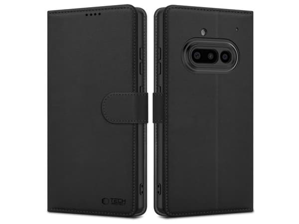 Tech-Protect veske-/lommebokdeksel til Nothing Phone 3A - matt sort