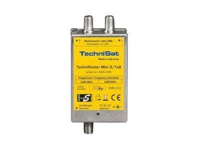TechniSat TechniRouter Mini 2/1x2 - Satellitt / jordsignalsmultisvitsj