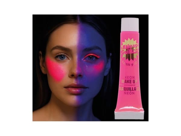 Neon rosa UV-sminke, 10 ml