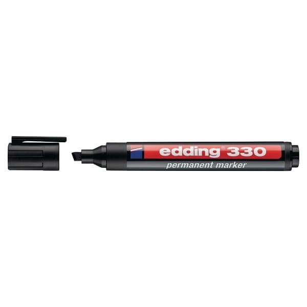 Permanent markerare Edding 330, sned, svart