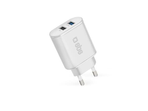 SBS TETR2USB21AWFAST, inomhus, AC, 5 V, Vit