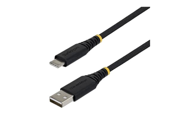 1m 3ft USB-A to USB-C Charging Cable