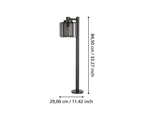 EGLO SELINUS UDE STANDER H845 E27 IP64 sort
