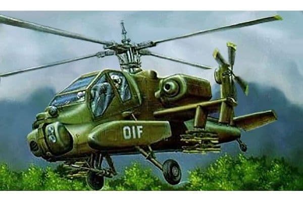 Kryssfinermodell 1:144 63824 AH-64A Apache Revell
