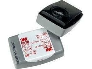 3M P3 partikel-/dammfilter 6038 / 2 st. OZON