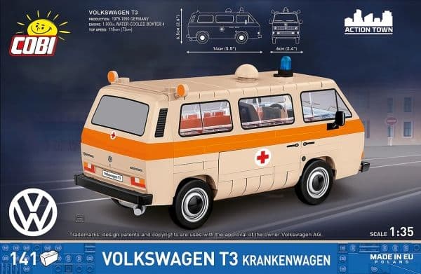 COBI -24636, Byggsats, 7 År, 141 styck