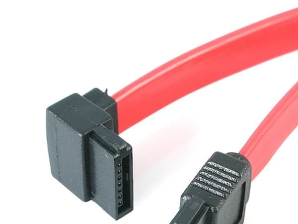 StarTech.com 6in SATA to Left Angle SATA Serial ATA Cable - 6in SATA Cable - left angle SATA Cable - angled SATA Cable - SATA-kabel - Serial ATA 15...