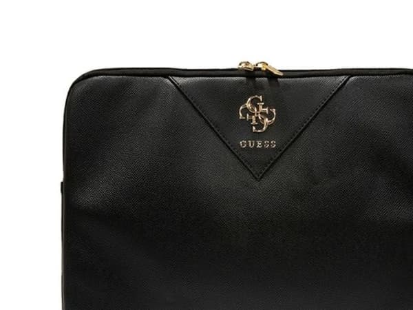 Guess Triangle 4G-deksel for 16" laptop - sort