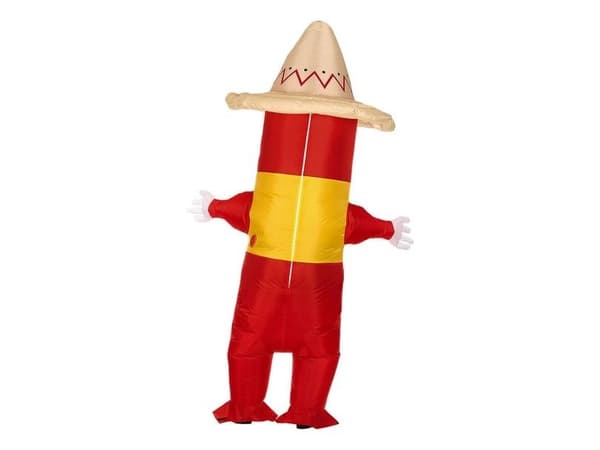 Oppusteligt Chili kostume